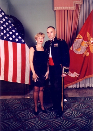 Stu and Sherrie at the Marine Corps Ball (Personal album)