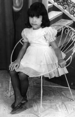 Luz Maria Rodriguez-Fernandez, age 4