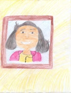My portrait of Anne Frank by shelby kadavy (Idrew this picture)