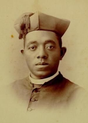 Photo provided by publisher Ignatius Press shows the Rev. Augustine Tolton, the first black Roman Catholic priest in the United States. (Courtesy Ignatius Press/AP) 