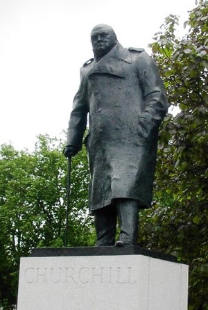 Monument in honor of Wiston Churchill (google 