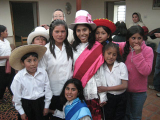Ana in traditional Peruvian wear <br>(From GirlHealth.gov)