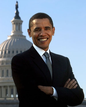 Barack Obama at the Capitol