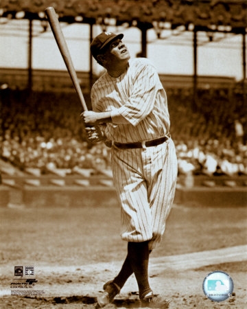 Babe Ruth belches a homerun to right field (Sportsillustrated.cnn.com)