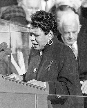 Maya Angelou making a speech (www.quotesandsayings.com/quotes/maya-angelou/)