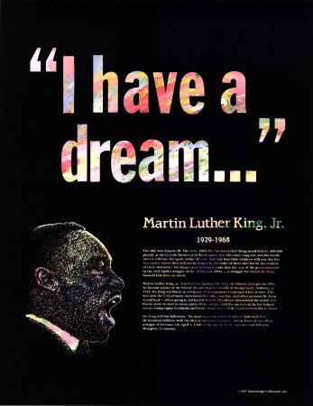 Martin saying his famous speeche (http://blisstree.com/live/programming-note-for-martin-luther-king-jr-day/)
