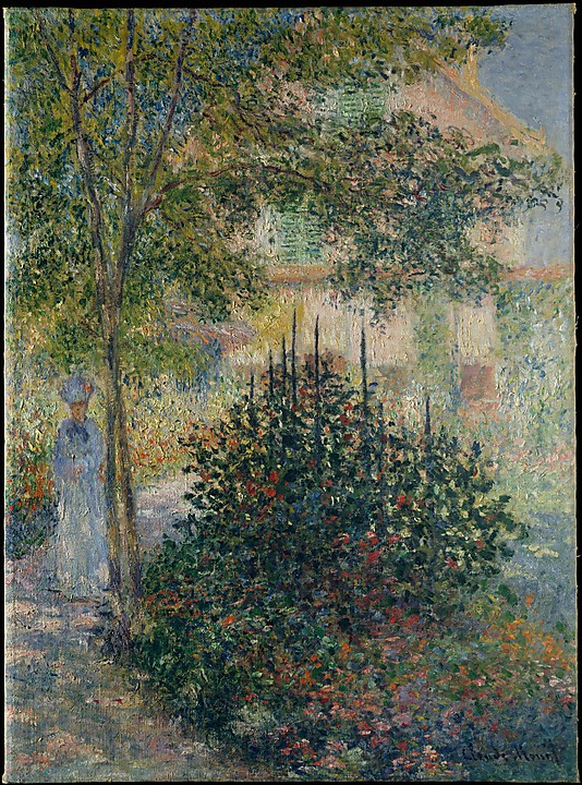 Picture of Camille Monet in the Garden at Argenteuil