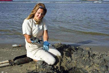 Leanne Sarco is a ranger at Grand Isle State Park, located on a barrier island off the coast of Loui