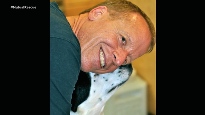 photo courtesy of the Human Society of Silicon Valley - Mutual Rescue: Eric & Peety