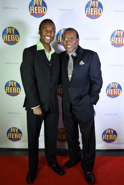 Trey Carlisle (left) at The MY HERO International Film Festival