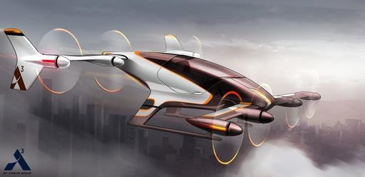 This artist rendering provided by Airbus shows a vehicle in their flying car project, Vahana. Even before George Jetson entranced kids with his flying car, people dreamed of soaring above traffic congestion. Inventors and entrepreneurs have tried and failed to make the dream a reality, but that may be changing. Nearly a dozen companies around the globe, some of them with deep pockets like Airbus, are working to develop personal aircraft that let people hop over crowded roadways. (Airbus via AP)