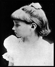 Helen Keller as a young girl.