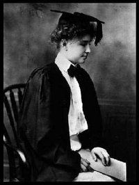 Helen Keller as a young lady.