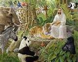Jesus in jungle with animals (http://www.natureartists.com/art/resized/1197_Toledo_Jesus_and_animals_copy.jpg)