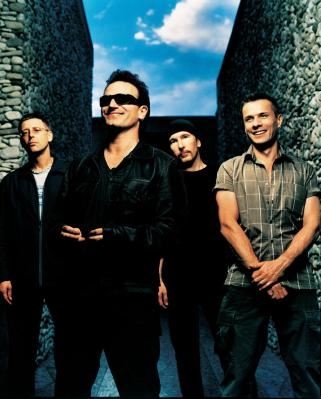 Bono with his band U2 (Google Images)