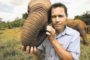 Jeff interacting with wild elephants in Africa. (http://www.mydesert.com/article/20090316/NEWS01/903160317/-1/RSS01)