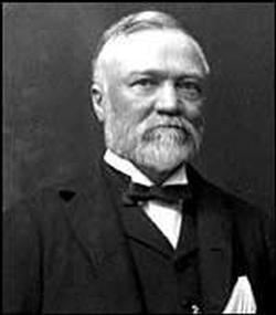 This is a portrait of Andrew Carnegie (Google)