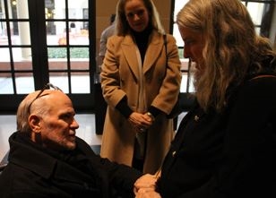 Ron Kovic and Jeanne Meyers