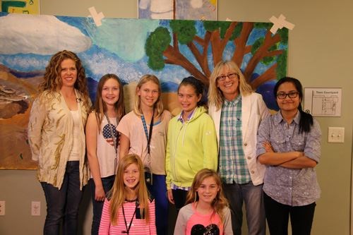 Halley Jones - Laguna Canyon Conservancy with students from the Laguna Beach Boys and Girls Club and Wendy Milette - MY HERO Filmmaker