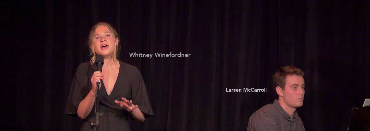 Whitney Winefordner and Larsen McCarroll