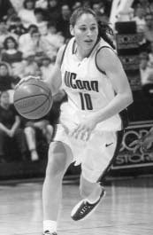 Sue Bird while playing for the UCONN Huskies. (UCONN)