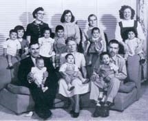 Bertha and Harry Holt with their fourteen children (http://www.uoregon.edu/~adoption/people/holt.htm)