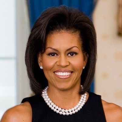 First Lady Michelle Obama (http://www.biography.com/people/michelle-obama-307592 ())