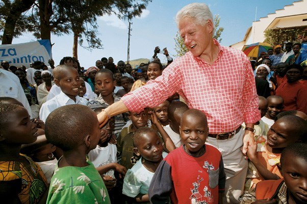 Clinton's charity work in Africa (William J. Clinton Foundation (Clinton Presidential Center))