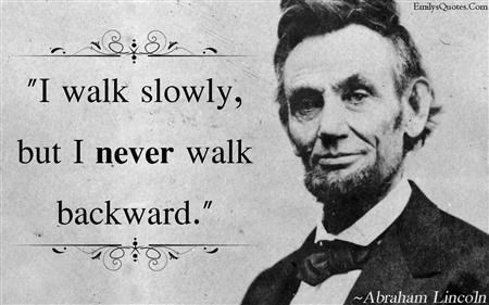 Abraham Lincoln giving a popular quote. (quotesfans.com)