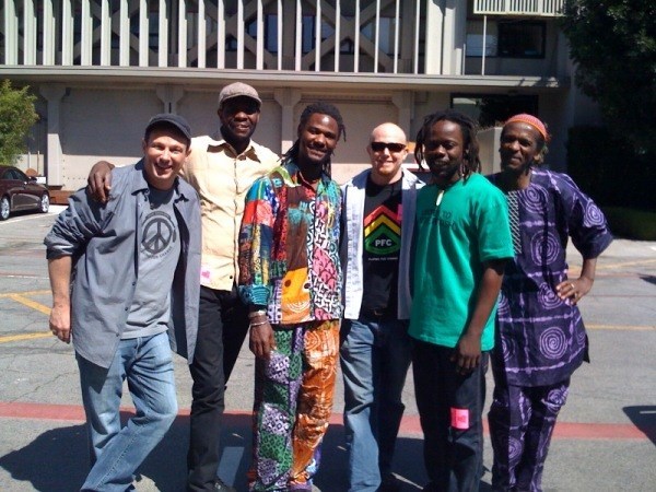 (left to right) Mark Johnson, Jason Tamba, Mohammed Alidu, Greg Johnson, Mermans Kenkosenki, Louis Mhlanga