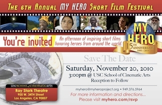 2010 MY HERO Short Film Festival Invitation