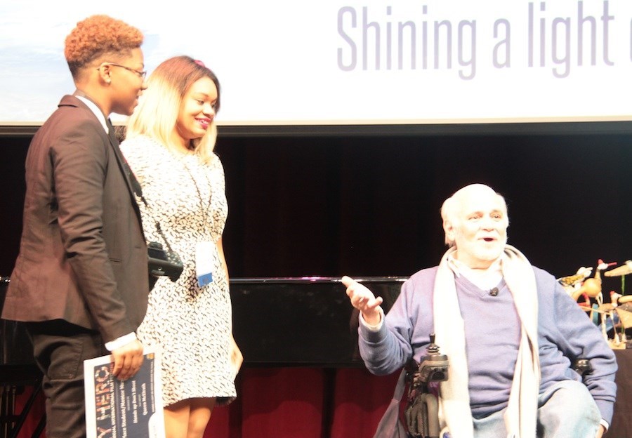 Former Marine Turned Peacemaker Ron Kovic Honors Nashville Students Queen McElrath and Aniea Cody for their Efforts Toward Peace