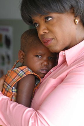 Oprah Winfrey is getting her ears pierced 