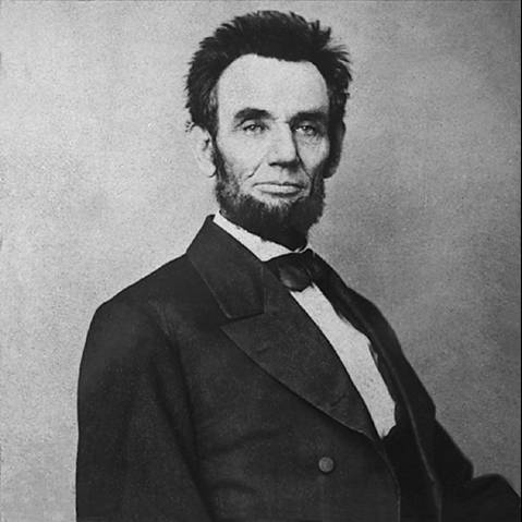 There is a picture out there of lincoln 