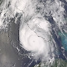 This is a picture of Hurricane Charley from above. (www.cnn.com)