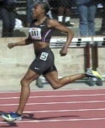 marion jones (http://www.advantageathletics.com)