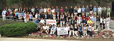 Scholarship Recipients (http://www.toyota.com/about/community/education/scholars.html)