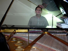 Rudi at his piano (my photo book)