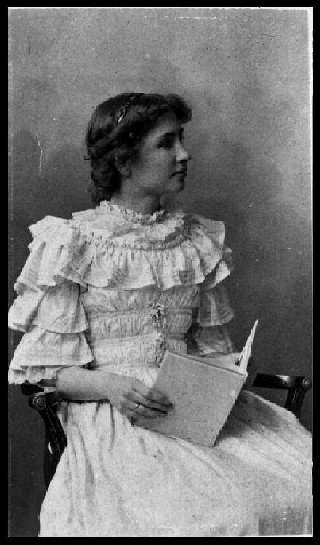 Helen Keller when she was younger (http://www.educationalsynthesis.org/famamer/Keller.html)