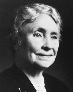Helen Keller later in life. (www.aph.org/hall_fame/ keller_bio.html)