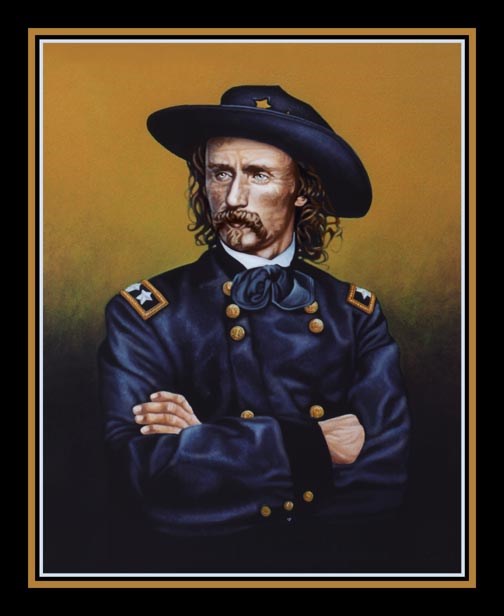 George Armstrong Custer  (http://www.civilwarartist.com/images/custer_image.jpg)
