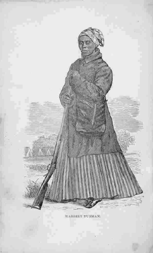 Harriet going to the North. (http://www.harriettubmanbiography.com/db2/00122/harriettubmanbiography.com/_uimages/Tubmanwoodcut3.jpg)