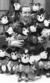 Walt with many Mickeys (http://www.justdisney.com/walt_disney/pictures/pictures.html)