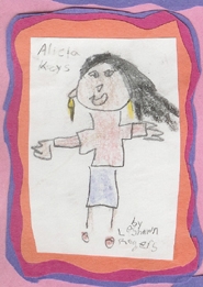 Alicia Keys (I drew it myself.)