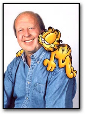 Jim Davis and Garfield 