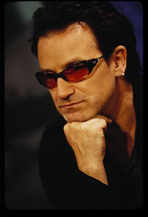 Bono in deep thought. (u2.com)