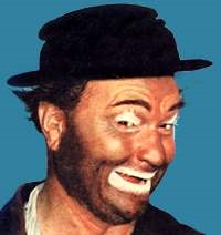Red as a clown<br> (www.fiftiesweb.com<br>/tv/red-skelton.htm)