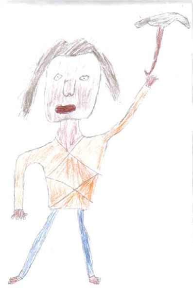 Drawing of Chief Crowfoot (I drew it.)
