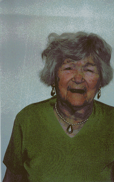 Francis Caplan at her 95th birthday