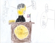 A potrait of George W. Bush (I drew this picture.)